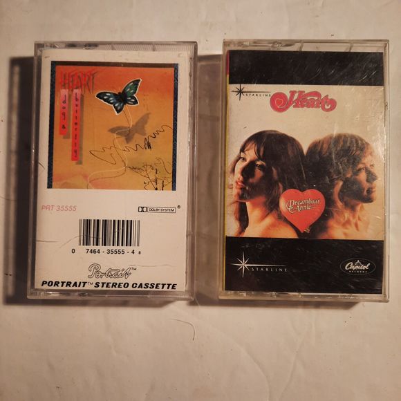 2 Vintage Heart Cassettes - "Dreamboat Annie" and "Dog & Butterfly" - Picture 7 of 7
